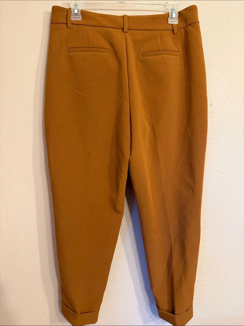 Banana Republic Cropped Tapered Pants in Rust